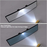 300mm Car Rear View Mirror Large Vision Convex Clear Lens Wide Angle Anti-Glare