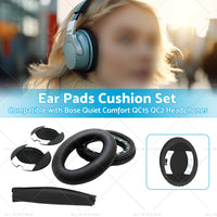 {{ Ear Pads Headband Suitable for QuietComfort 2 QC2 QC15 QC25 Bose Earphones }} - Buy Car Parts Online at {{ Kaka Auto Parts }}.