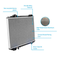 Radiator Suitable For Ford Courier PD PE PG PH, Mazda Bravo B2500 UF UN UTE AT MT 1996-2006