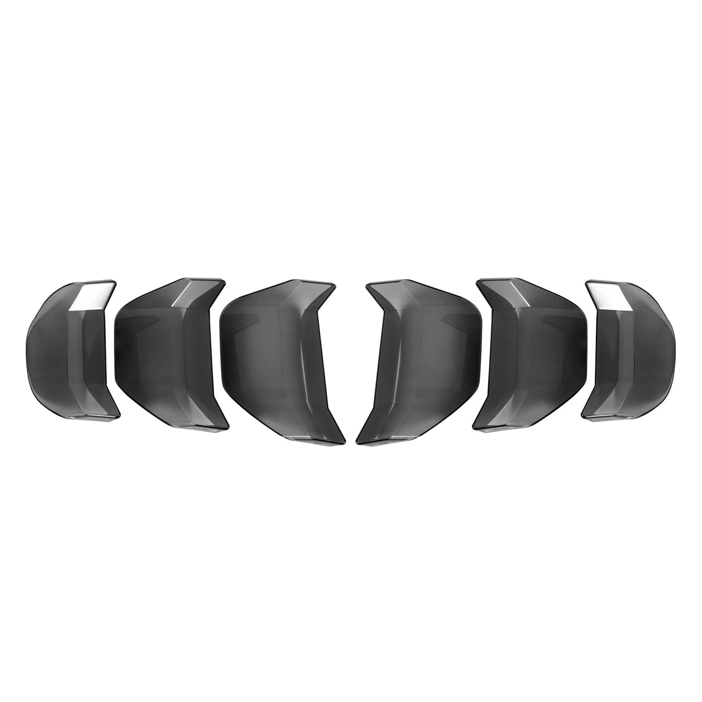 6x Tail Light Lamp Cover Trim Frame Suitable For Ford Mustang GT 2018-2022