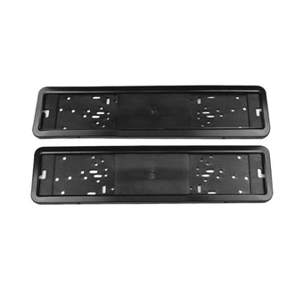 compare product 2x European License Plate Cover Frame Holder with Mounting Bracket Suitable For Standard Plates