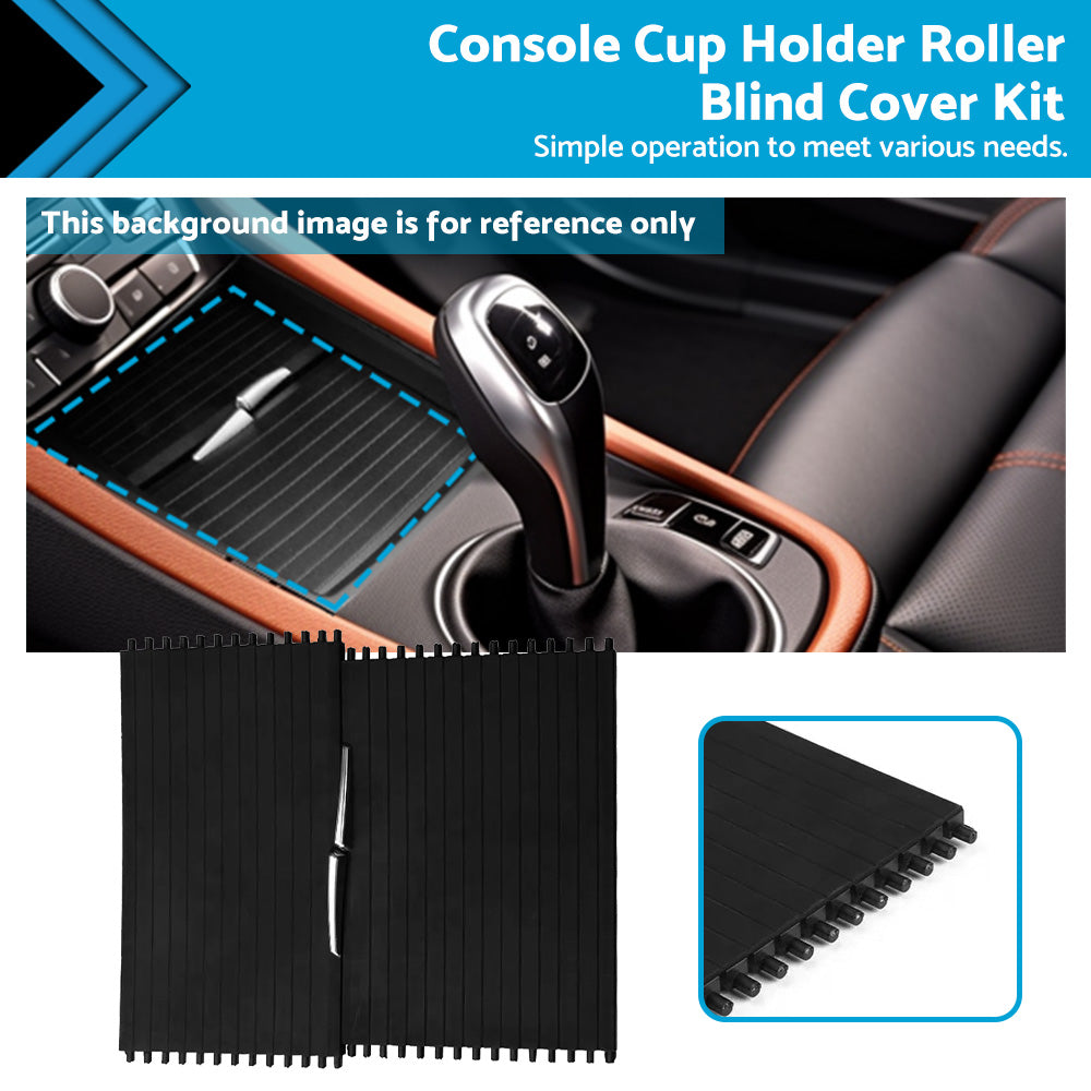 {{ Console Cup Holder Roller Blind Cover Kit Suitable For BMW X5 X6 E70 E71 07-14 }} - Buy Car Parts Online at {{ Kaka Auto Parts }}.