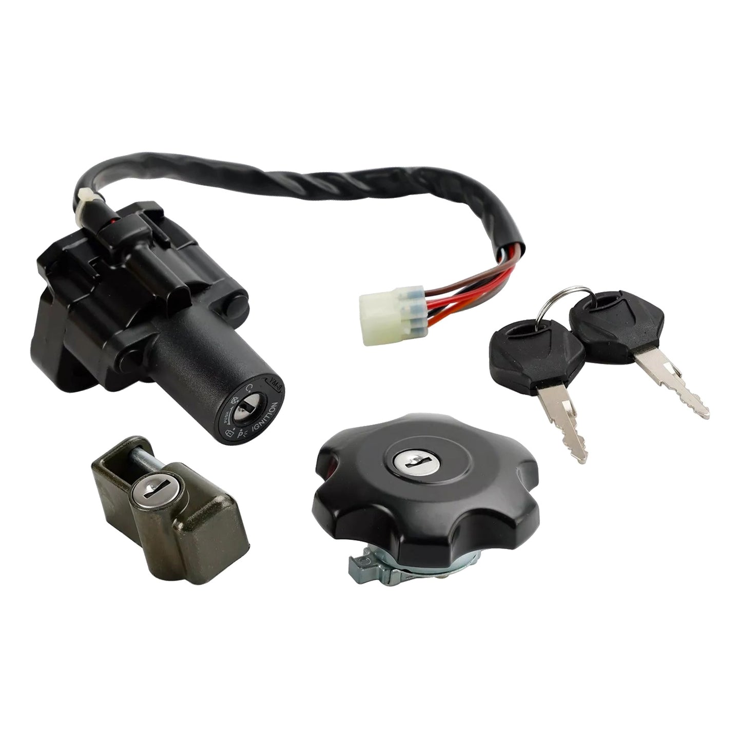 {{ Ignition & Fuel Cap Seat Lock Set Suitable for Suzuki DR650 DR650SE 1996–2022 }} - Buy Car Parts Online at {{ Kaka Auto Parts }}.