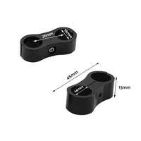 10x AN6 6AN AN-6 Nylon Braided Stainless Steel Fuel Oil Line Hose Separator Clamp