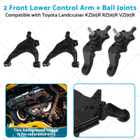 {{ 2 Lower Control ArmBall Joint Suitable for 96-03 Toyota Landcruiser KZJ95R }} - Buy Car Parts Online at {{ Kaka Auto Parts }}.