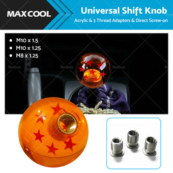compare product Dragon Ball Z Gear Shift Knob 7 Star With Thread Adapters to Suit Most Models