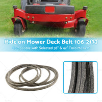 {{ Ride on Mower Deck Belt 106-2173 Suitable For Selected 38 inch   and  42 inch  Toro Mowers }} - Buy Car Parts Online at {{ Kaka Auto Parts }}.