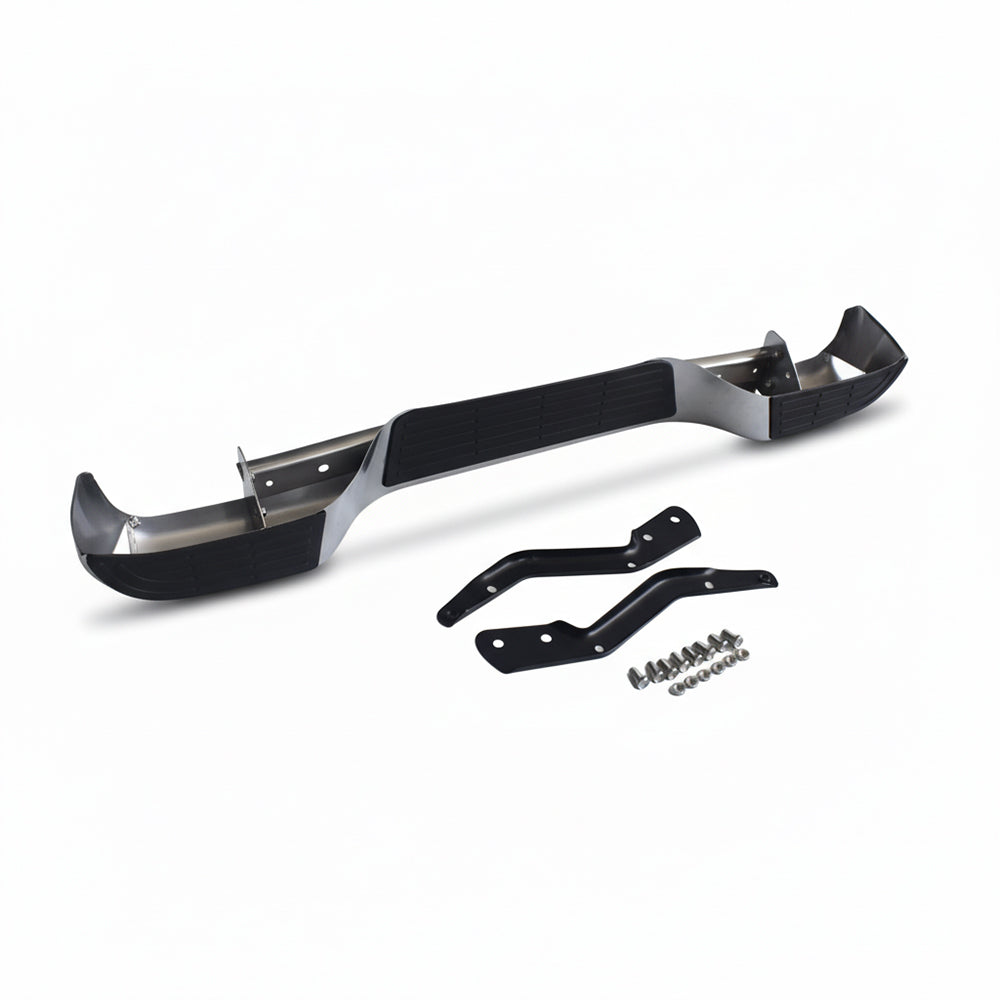 Chrome Rear Step Bumper Bar With Brackets Suitable For Toyota Hilux 2005–2015