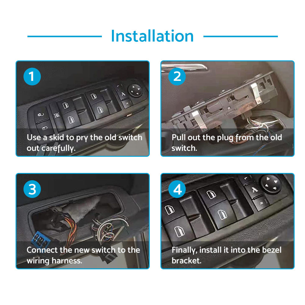Window Switch Front & Rear Passenger Suitable For Hyundai Tucson / ix35 93580-2S000