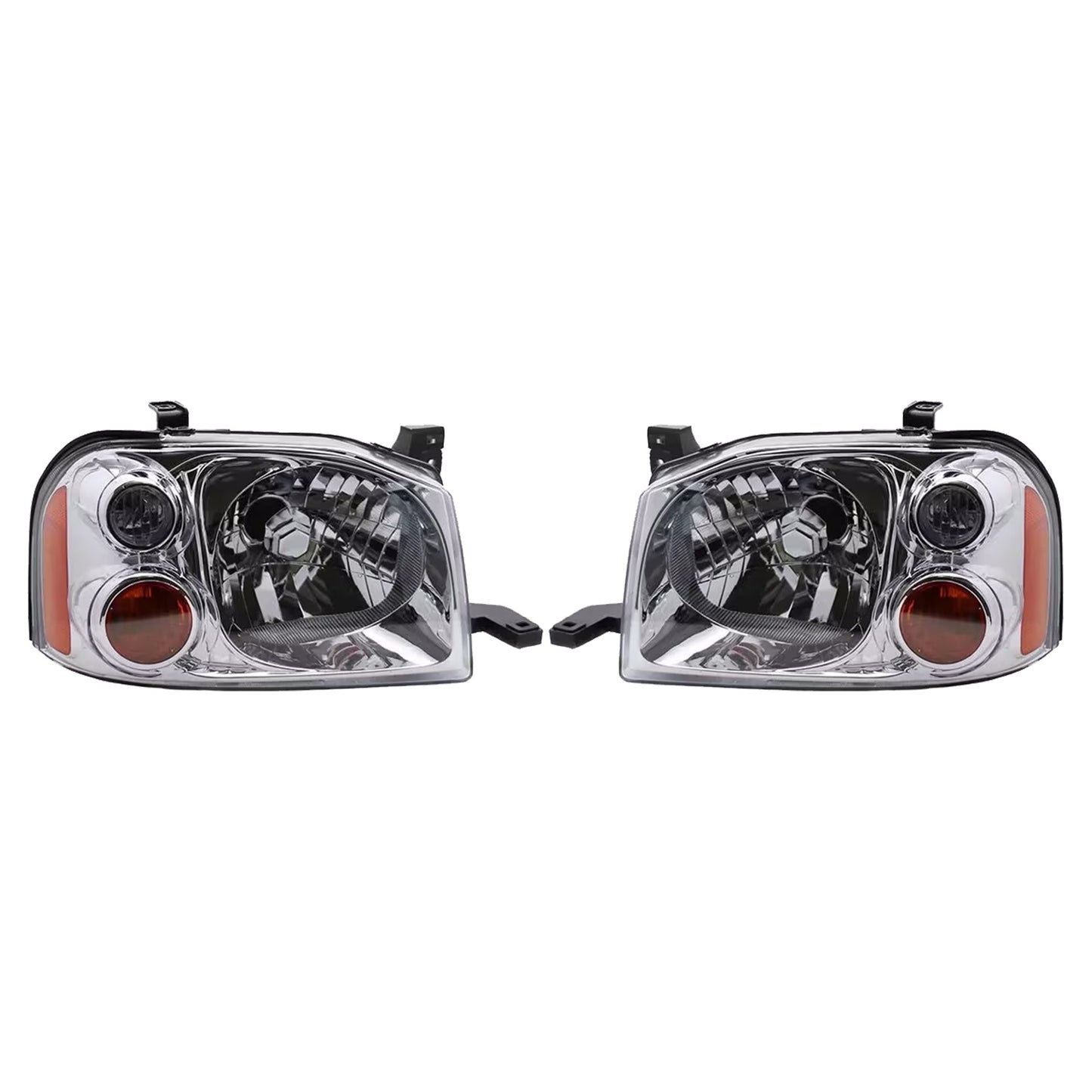 LeftRight Pair Light Front Lamp Head Lights Suitablefor Nissan Navara D22 01-15