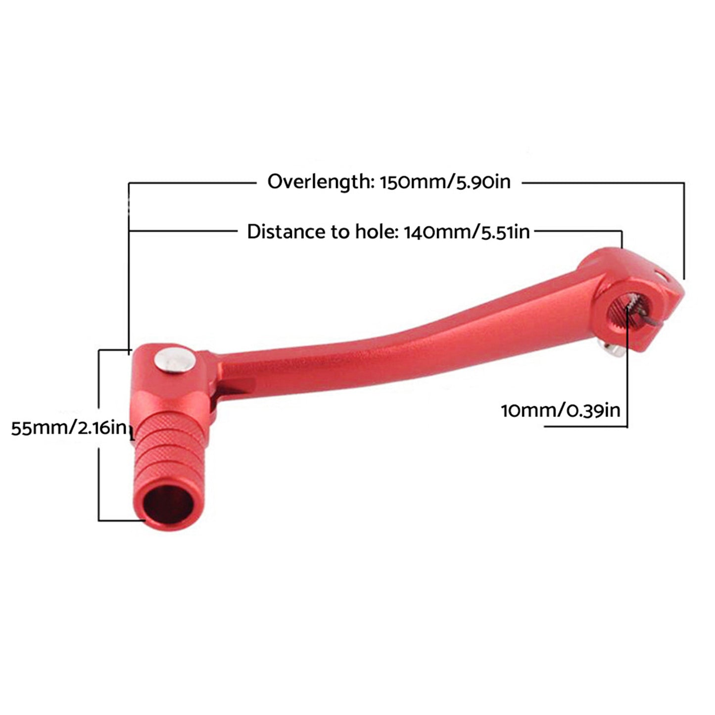 158mm x 11mm Gear Lever Shifter Handle Suitable For 110cc & 125cc Pit Pro Quad Dirt Bike ATV