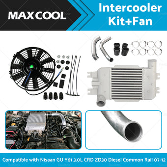 compare product Intercooler Kit Fan For Nisaan GU Y61 3. 0L CRD ZD30 Diesel Common Rail 07-12
