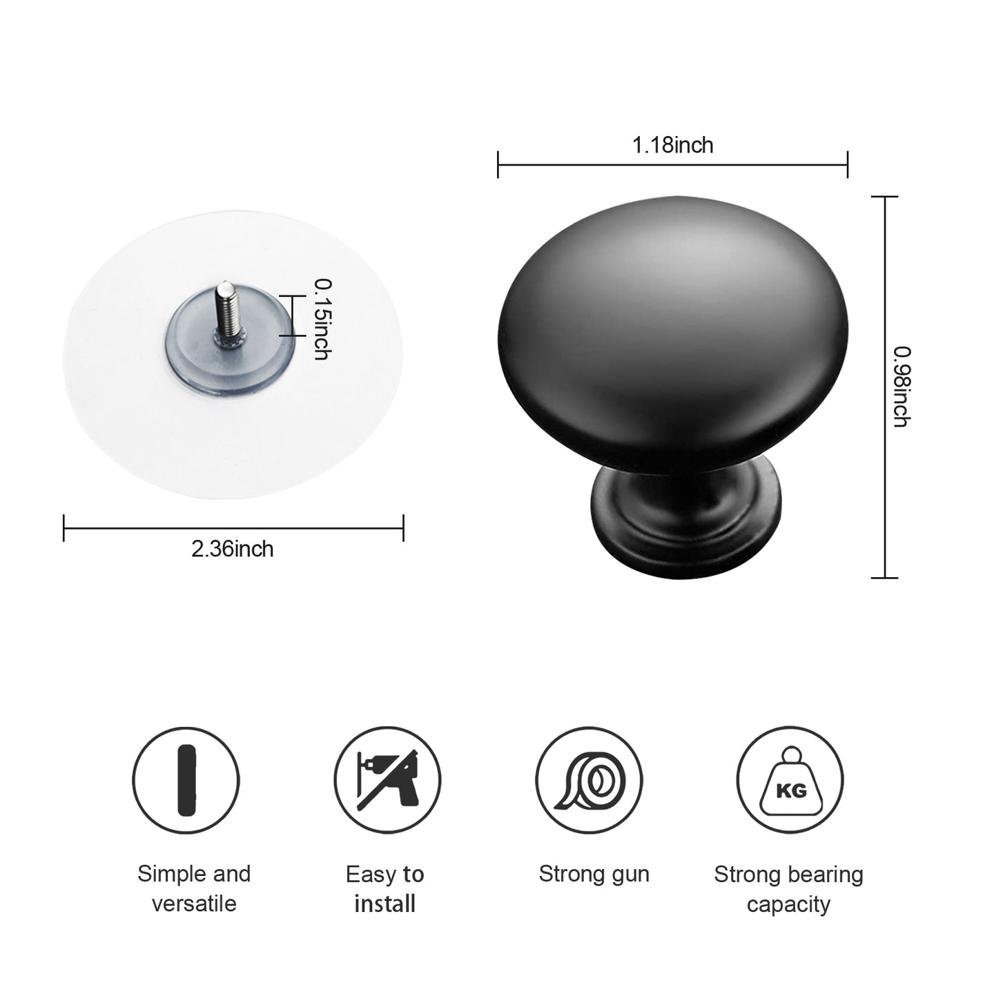 {{ 4PCS Set Kitchen Cabinet Knobs Drawer Knobs Drawer Handle for Dresser Drawers }} - Buy Car Parts Online at {{ Kaka Auto Parts }}.