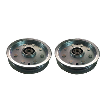 compare product 2x Flat Idler Pulley 753-08171 Suitable For Cub Cadet & MTD Ride-On Mowers 756-04129