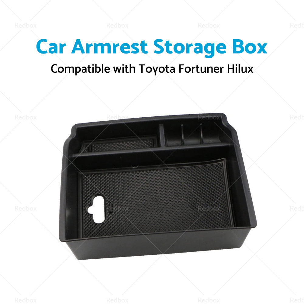 {{ Car Armrest Storage Center Console Tray Box Suitable For Toyota Fortuner Hilux }} - Buy Car Parts Online at {{ Kaka Auto Parts }}.