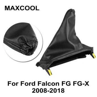 compare product Set Handbrake  and  T-Bar Boot Cover Black Leather for Ford Falcon FG FG-X 2008~2018