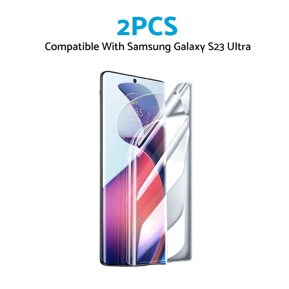 2x Screen Protector Film Suitable For Samsung Galaxy S23 / S23+ / S23 Ultra