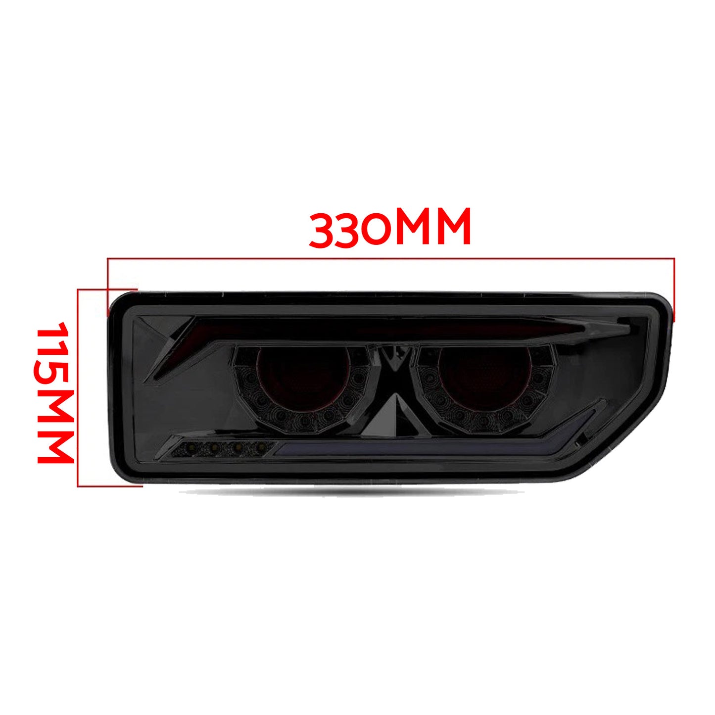 Pair LED Rear Tail Lamps Dynamic Turn Signal Suitable For Suzuki Jimny 2019-2024