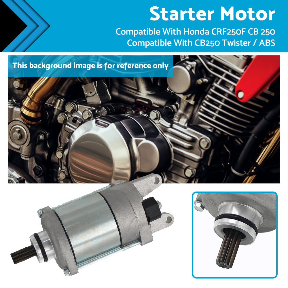 {{ Starter Motor Suitable For Honda CRF250F CB 250 CB250 Twister or ABS 2016-2020 }} - Buy Car Parts Online at {{ Kaka Auto Parts }}.