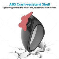 {{ 2PCS Car Exterior Panoramic Door Side Rear View Mirror Blind Spot Wide Angle 360 }} - Buy Car Parts Online at {{ Kaka Auto Parts }}.