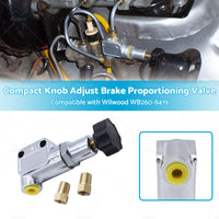 {{ Compact Knob Adjust Brake Proportioning Valve Suitable For Wilwood WB260-8419 }} - Buy Car Parts Online at {{ Kaka Auto Parts }}.