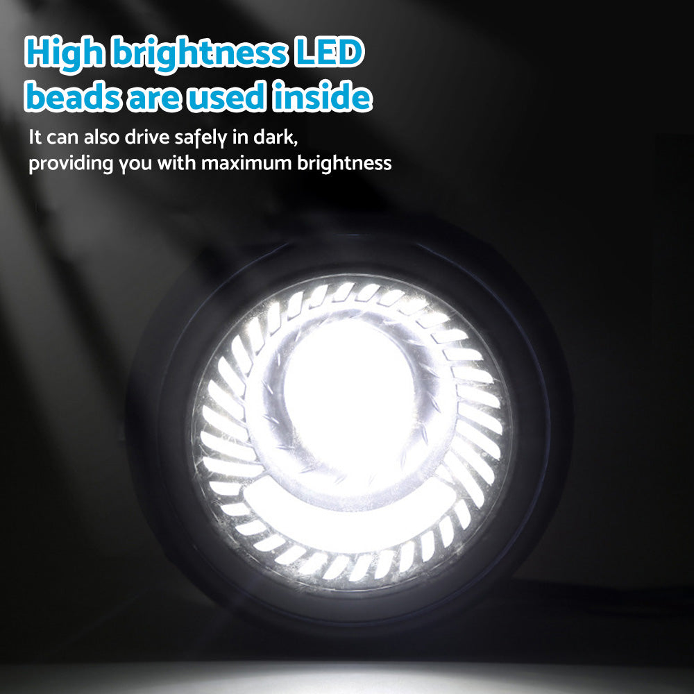 Motorcycle 6. 5inch LED Headlight DRL Hi Lo Running Light Suitable For Cafe Racer