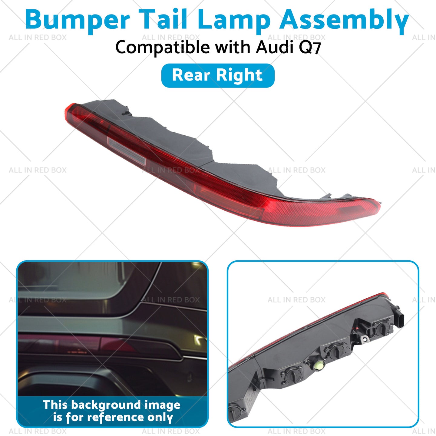 {{ Right Rear Bumper Tail Light Lamp Assembly 4M0945096 Suitable For Audi Q7 16-23 }} - Buy Car Parts Online at {{ Kaka Auto Parts }}.
