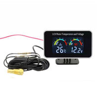 {{ 2 In1 Car Digital LCD Water Temperature Meter Voltmeter Gauge 12V/24V Display }} - Buy Car Parts Online at {{ Kaka Auto Parts }}.
