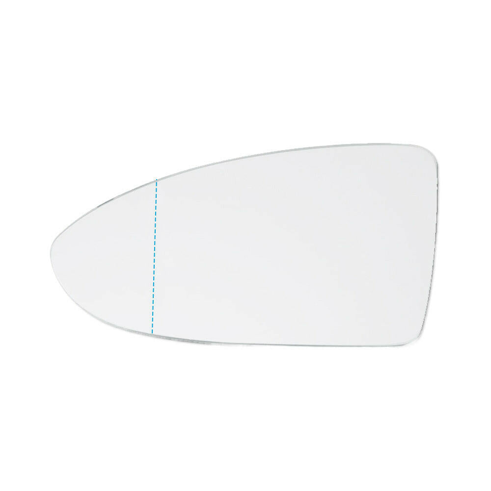 Left Mirror Glass Suitable For VW Golf MK7 MK7.5 2013-2018 Heated Convex w/ Base