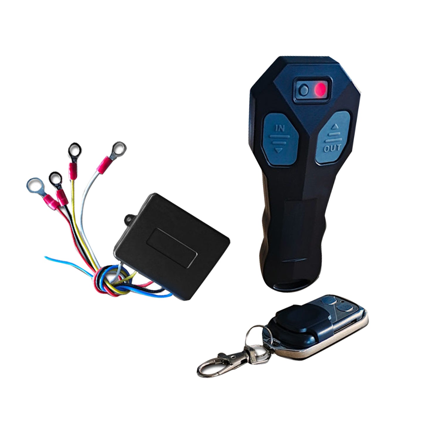 DC12V Wireless Winch Remote Control Kit Suitable for Car Jeep ATV Warn Ramsey