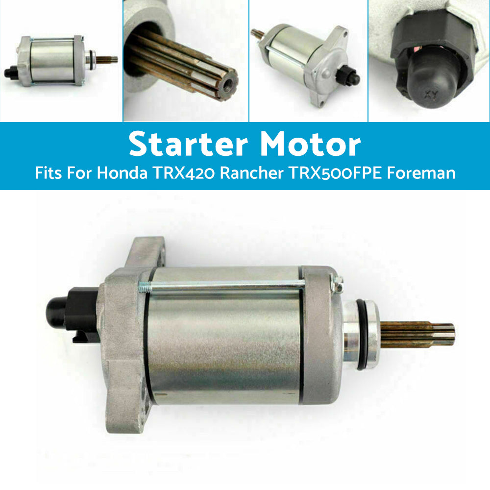 {{ STARTER MOTOR 31200-HR0-F01 Fits for Honda TRX420 FourTrax Rancher 420 TRX420FPA }} - Buy Car Parts Online at {{ Kaka Auto Parts }}.