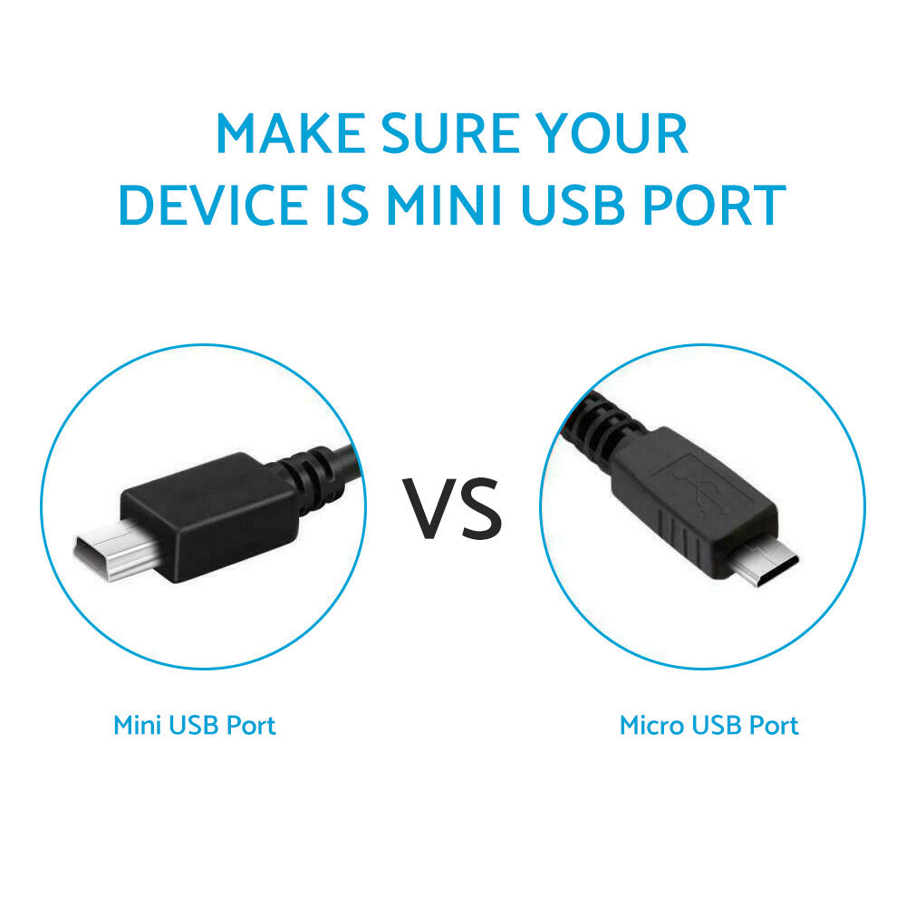 Hard Wire Kit Mini USB 5V/3.0A Suitable For Smart Dash Cams Uniden IGO CAM 85R