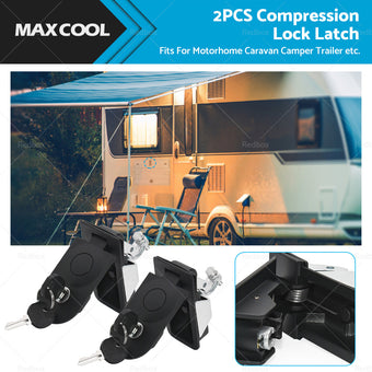 compare product 2PCS Compression Lock Latch Rounded End Tool Box For Caravan Camper Trailer