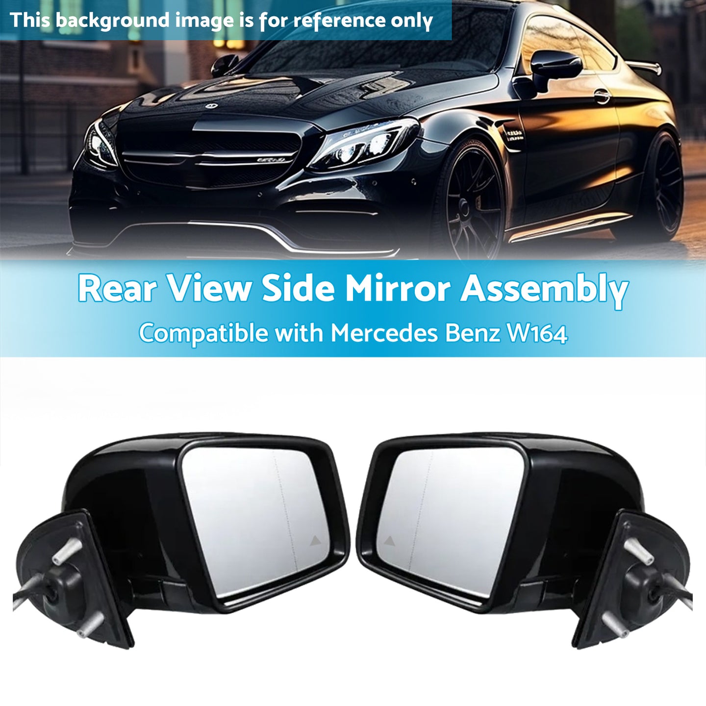 {{ View Side Mirror Assembly Rear Suitable for 05-11 Mercedes Benz W164 X164 ML GL }} - Buy Car Parts Online at {{ Kaka Auto Parts }}.
