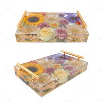 {{ Silicone Epoxy Resin Casting Tray Mold 13. 5 inch  Deep Rectangle Mold4 Coaster Mold }} - Buy Car Parts Online at {{ Kaka Auto Parts }}.