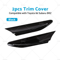 {{ Black Car Side Fender Fin Vent Trim Suitable For Toyota 86 Subaru BRZ 2012-2020 }} - Buy Car Parts Online at {{ Kaka Auto Parts }}.