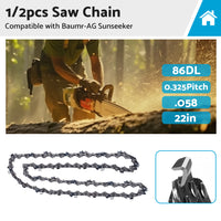 {{ 22  Chainsaw Chain 22inch 0. 325 . 058 86DL Suitable for Baumr-AG Sunseeker }} - Buy Car Parts Online at {{ Kaka Auto Parts }}.