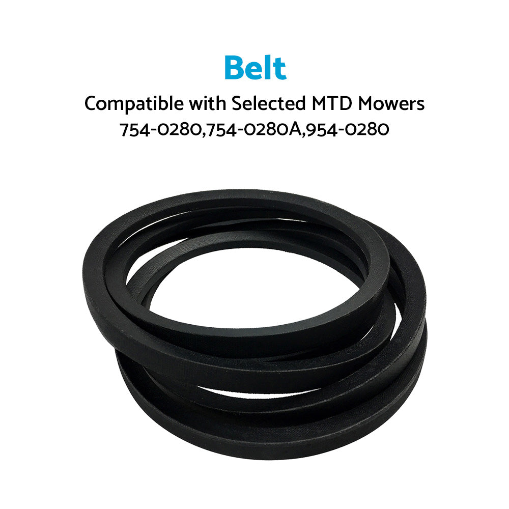 {{ Drive Belt Suitable For Selected MTD Mowers 754-0280, 754-0280A, 954-0280 }} - Buy Car Parts Online at {{ Kaka Auto Parts }}.