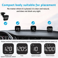 {{ HUD Head Up Display Car LED Digital GPS Speedometer Universal Overspeed Alarm }} - Buy Car Parts Online at {{ Kaka Auto Parts }}.