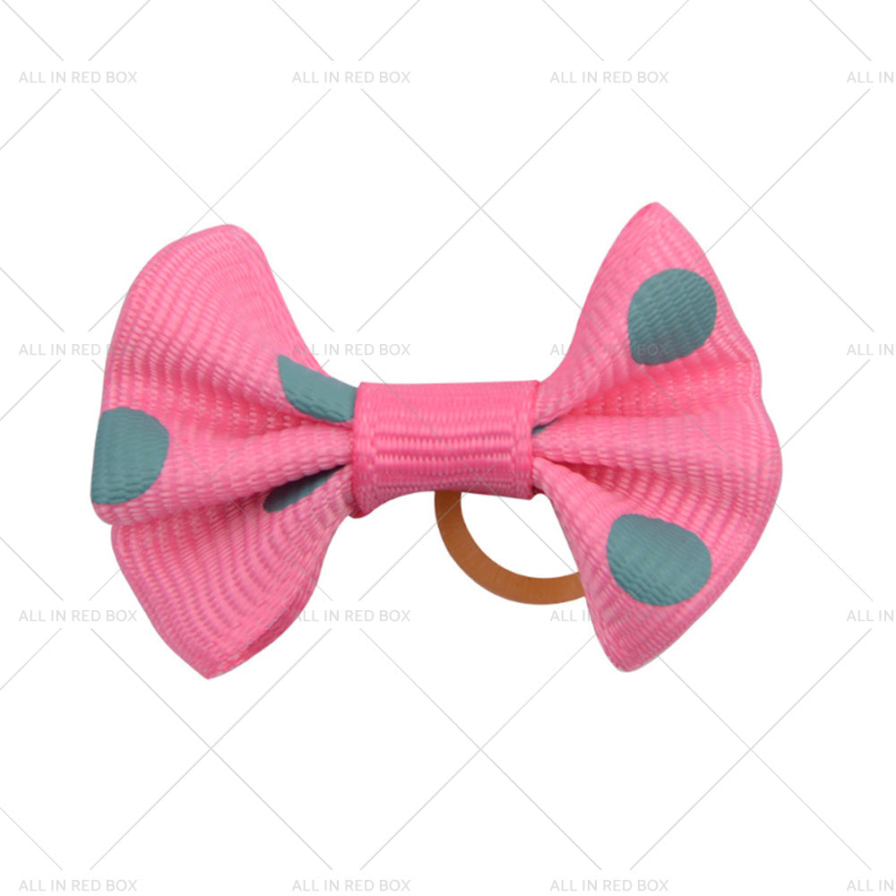 {{ Up To 100PCS Pet Small Dog Hair Bows Rubber Bands Puppy Cat Grooming Accessory }} - Buy Car Parts Online at {{ Kaka Auto Parts }}.