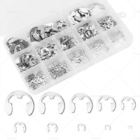 {{ Stainless Steel E Clips C Circlip Kit Retaining Ring 400PCS Assorted M1. 5-M15mm }} - Buy Car Parts Online at {{ Kaka Auto Parts }}.