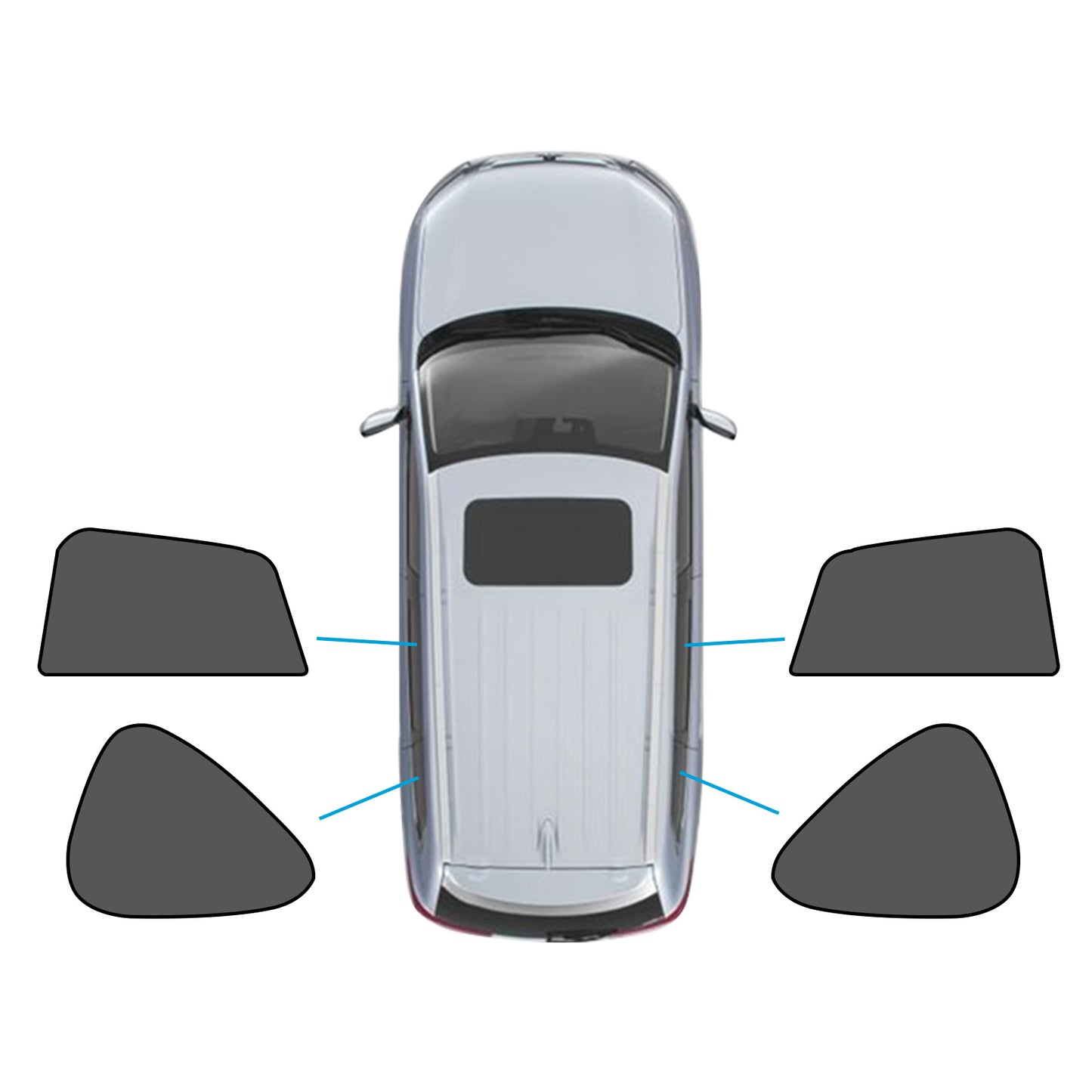 {{ 2x Car Window Shades Suitable for Mazda CX5 1st Gen KE 12-17 UVA Protection }} - Buy Car Parts Online at {{ Kaka Auto Parts }}.