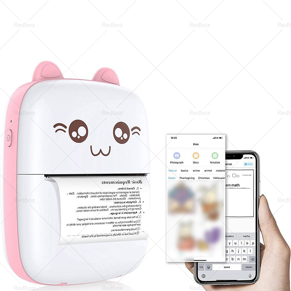 {{ Pocket Thermal Printer Mini Blue-tooth Mobile Phone Label Photo Printing Machine }} - Buy Car Parts Online at {{ Kaka Auto Parts }}.