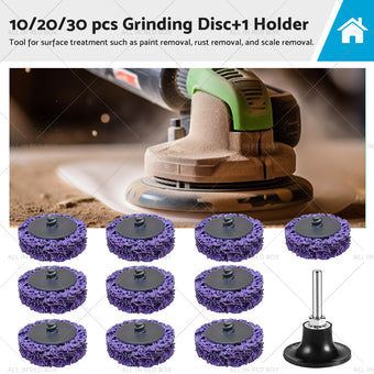 compare product 10/20/30PCS 50mm Poly Strip Disc Wheel Paint Rust Removal For Angle Grinder