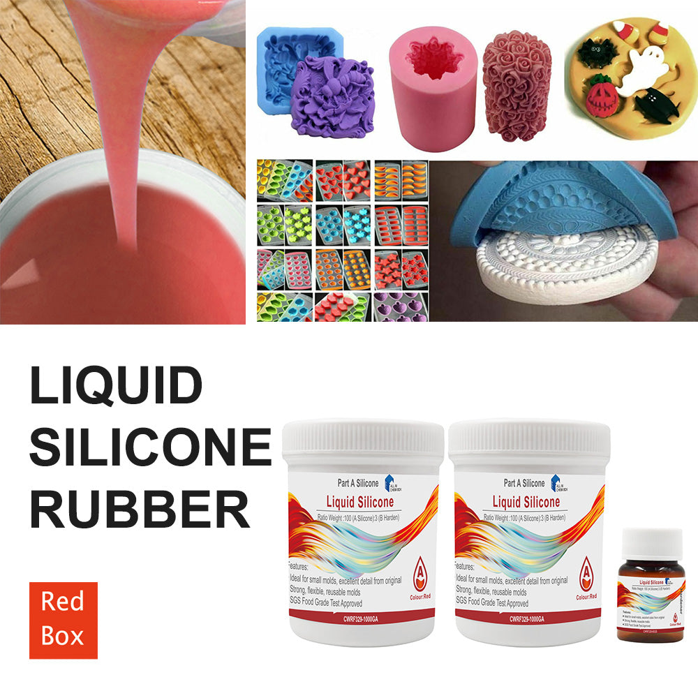 {{ SH25 Liquid Silicone Rubber Mould Making Kit 100:3 Mix - 1Kg 5Kg 10Kg Red }} - Buy Car Parts Online at {{ Kaka Auto Parts }}.