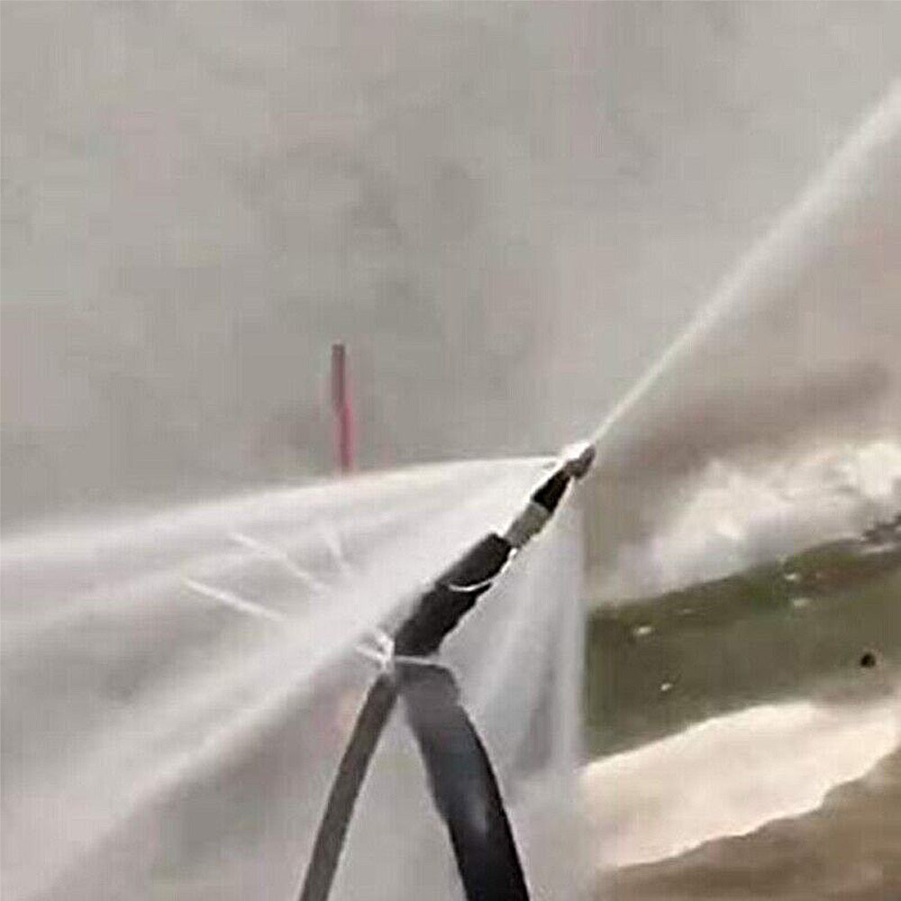 High-Pressure Drain Nozzle Suitable For Sewer Pipe Cleaning With 1 Front & 6 Rear Jets