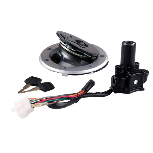 Ignition Switch Lock & Fuel Gas Cap Key Set Suitable For Kawasaki ZZR 400 / ZZR 600 / ZXR 400 / ZXR 750