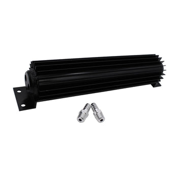 compare product Oil Cooler Universal 12'' Aluminum Dual Pass Finned Transmission W Fittings SL