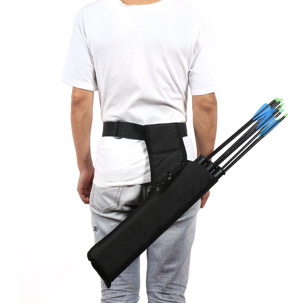 {{ Archery Arrow Quiver Holder 3 Tube Back Waist Shoulder Strap Bag Pouch Hunting }} - Buy Car Parts Online at {{ Kaka Auto Parts }}.