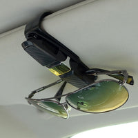 2x Car Sunglasses Holder Clip Case Eyeglasses Ticket Card Mount